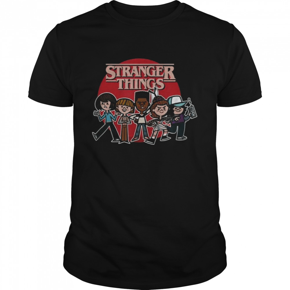 Stranger Things 4 Group Shot Comic Line Up s Classic Men's T-shirt