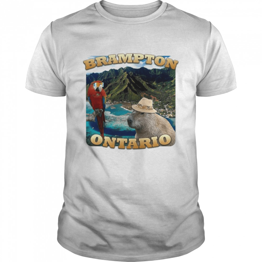Brampton Ontario Tourist Capybara shirt Classic Men's T-shirt