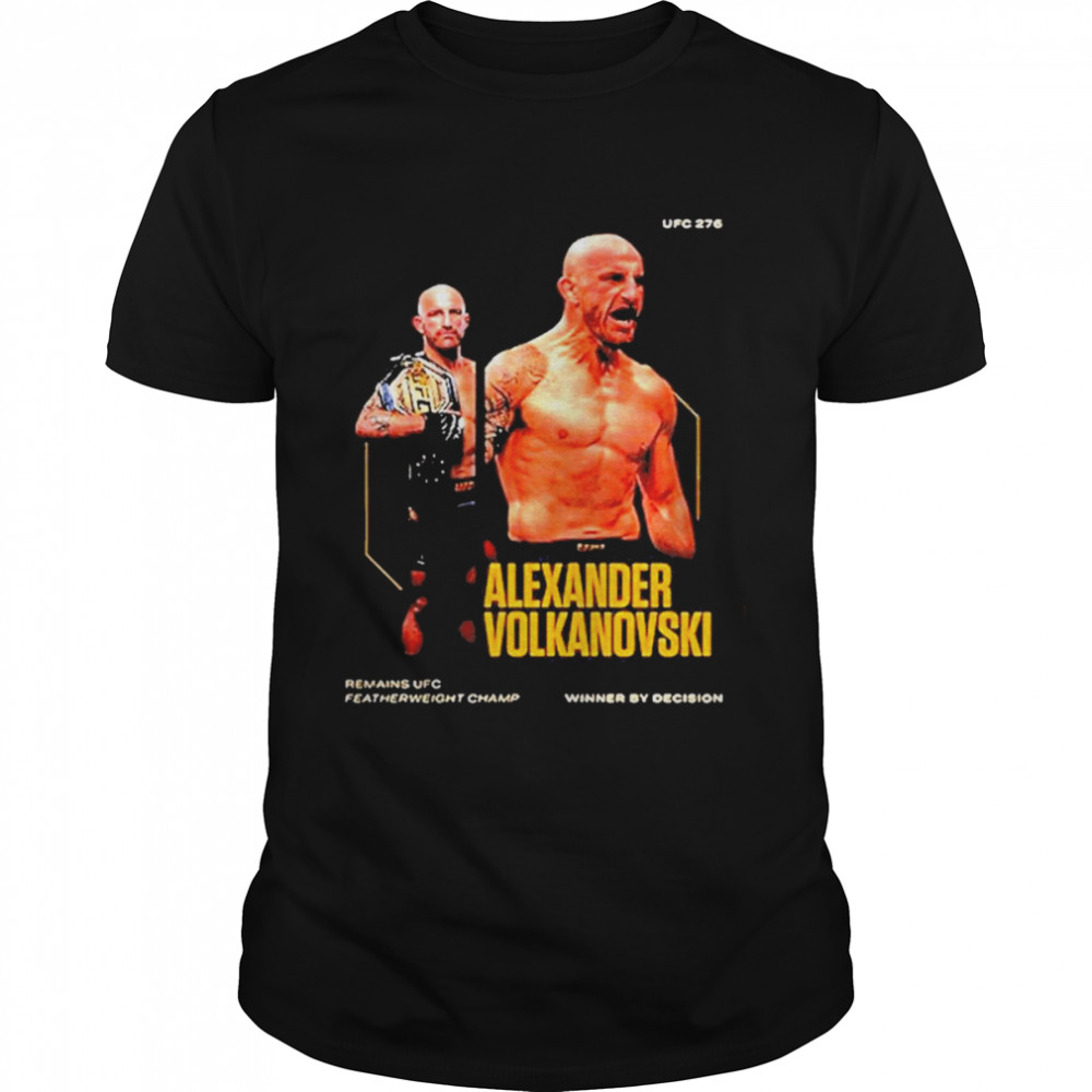 Alexander Volkanovski Remains UFC Featherweight Champions Winner  Classic Men's T-shirt