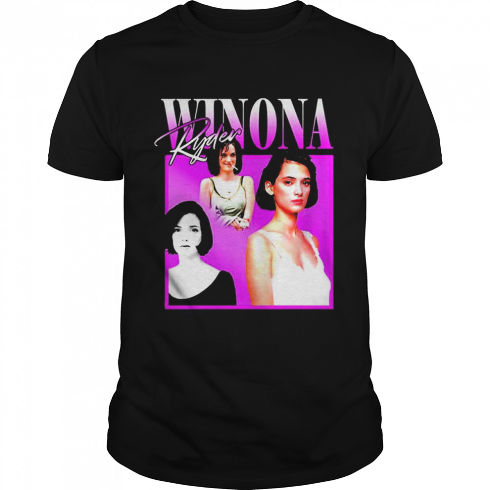 Winona Ryder Vintage Style Design Shirt