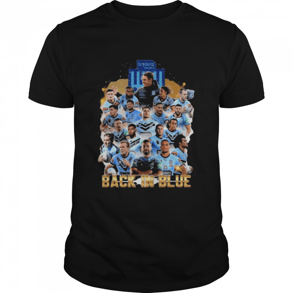 Brydens Lawyers Rugby Team Back In Blue  Classic Men's T-shirt
