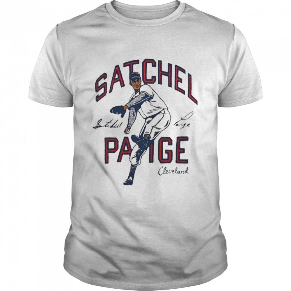 Cleveland Satchel Paige Baseball Signature  Classic Men's T-shirt