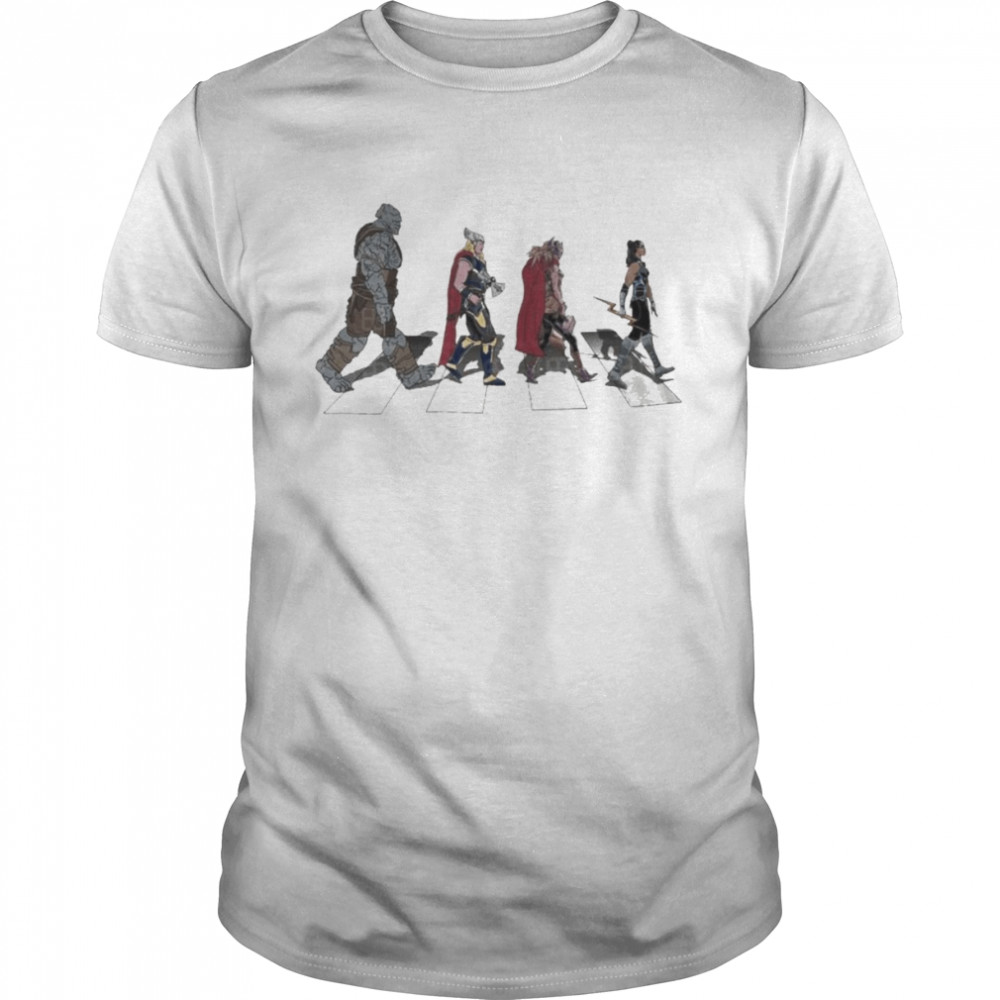 Thor Crossing Abbey Road  Classic Men's T-shirt