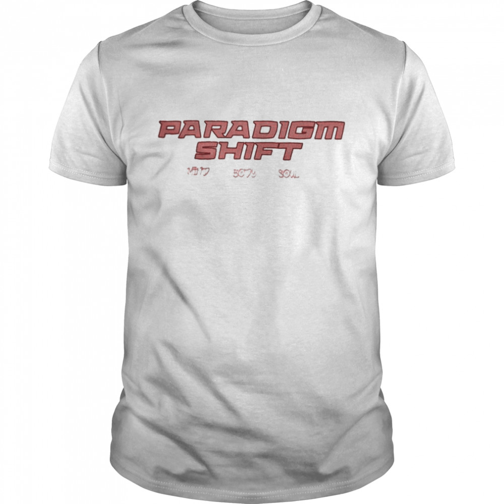 Kyrie Irving Wearing Paradigm Shift Mind Body Soul New  Classic Men's T-shirt