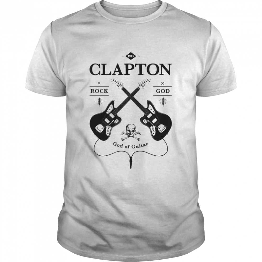 Eric Clapton God Of Guitar Art  Classic Men's T-shirt